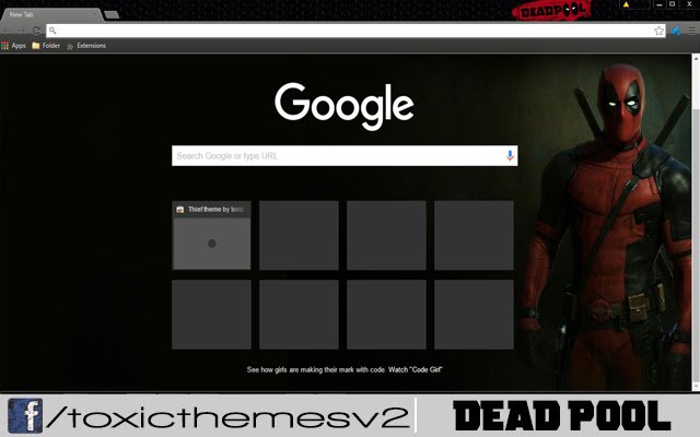 DEADPOOL Marvel  from Chrome web store to be run with OffiDocs Chromium online