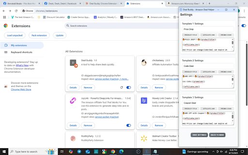 Deal Buddy  from Chrome web store to be run with OffiDocs Chromium online