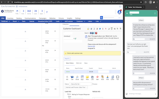 Dealer Tech Extension  from Chrome web store to be run with OffiDocs Chromium online