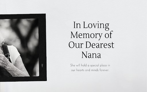 Dearest Nana Theme  from Chrome web store to be run with OffiDocs Chromium online