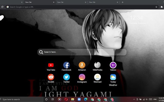 Death Note Wallpaper HD [علامة تبويب جديدة 2021] من متجر Chrome الإلكتروني ليتم تشغيلها باستخدام OffiDocs Chromium عبر الإنترنت