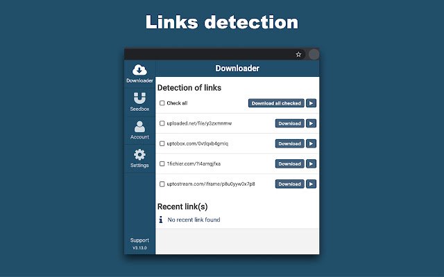 Debrid Link من متجر Chrome الإلكتروني ليتم تشغيله باستخدام OffiDocs Chromium عبر الإنترنت