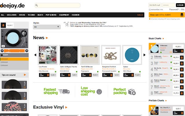 deejay.de goodies  from Chrome web store to be run with OffiDocs Chromium online