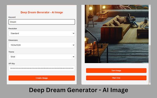 Deep Dream Generator Ai Image  from Chrome web store to be run with OffiDocs Chromium online