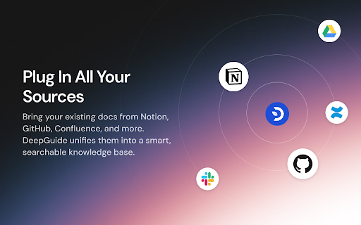 DeepGuide Recorder: Screen to Step by Step Docs  from Chrome web store to be run with OffiDocs Chromium online DeepGuide Recorder: Screen to Step by Step Docs  from Chrome web store to be run with OffiDocs Chromium online