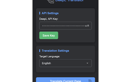 DeepL Translator  from Chrome web store to be run with OffiDocs Chromium online