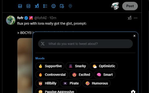 DeepTweet AI Assistant  from Chrome web store to be run with OffiDocs Chromium online