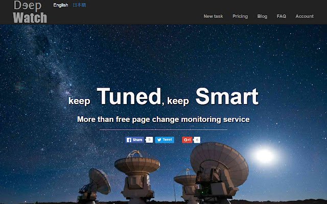 Deep Watch  from Chrome web store to be run with OffiDocs Chromium online