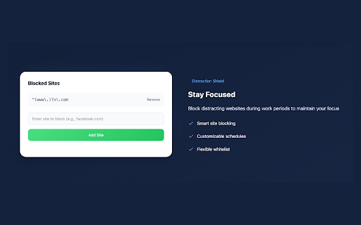 Deep Work Zone  from Chrome web store to be run with OffiDocs Chromium online