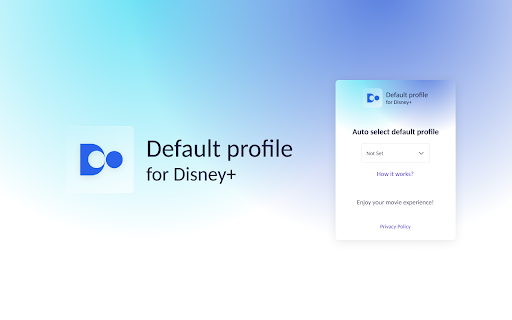 Default profile for Disney+  from Chrome web store to be run with OffiDocs Chromium online