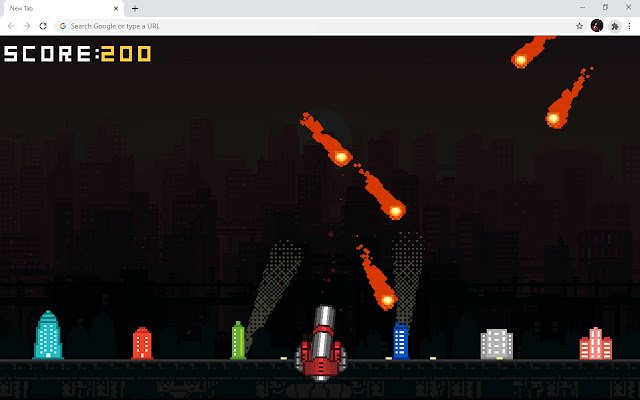 Defend The City Meteors Game aus dem Chrome-Webstore, das mit OffiDocs Chromium online ausgeführt werden soll