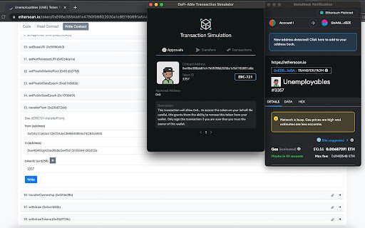 DeFi Able Extension  from Chrome web store to be run with OffiDocs Chromium online