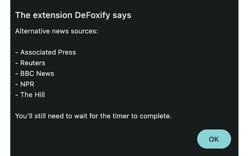 DeFoxify  from Chrome web store to be run with OffiDocs Chromium online
