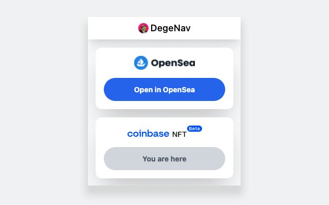 DegeNav  from Chrome web store to be run with OffiDocs Chromium online