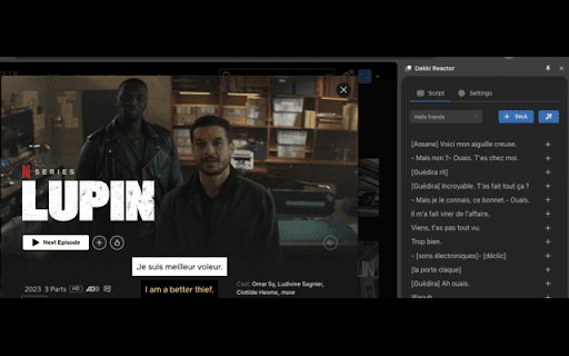 Dekki Reactor  from Chrome web store to be run with OffiDocs Chromium online
