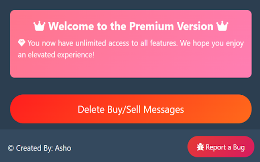 Delete Facebook Messages  Mrkt Plc  from Chrome web store to be run with OffiDocs Chromium online