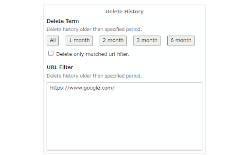 Supprimer l'historique de la boutique en ligne Chrome à exécuter avec OffiDocs Chromium en ligne