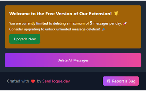 Delete Instagram Messages  from Chrome web store to be run with OffiDocs Chromium online