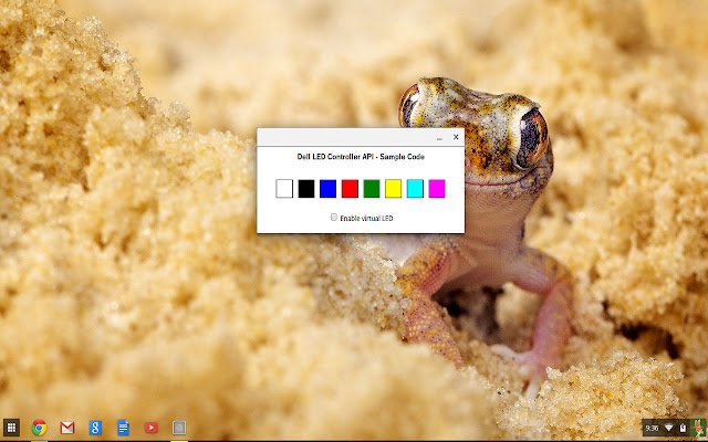 Dell Blink Sample  from Chrome web store to be run with OffiDocs Chromium online