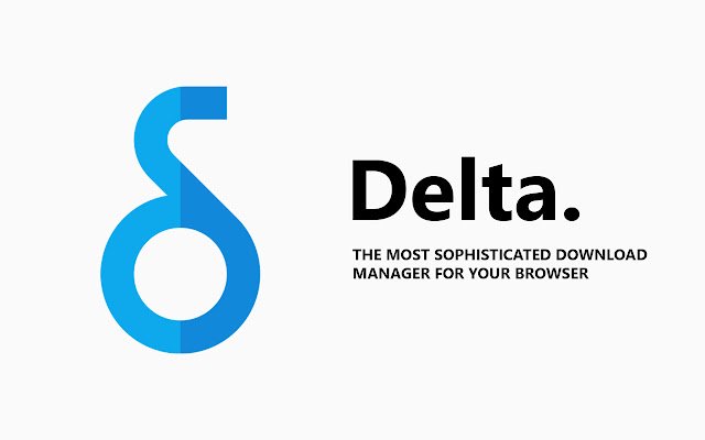 Delta Download Manager  from Chrome web store to be run with OffiDocs Chromium online