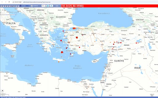 Deprem İlerleme Animasyonu  from Chrome web store to be run with OffiDocs Chromium online