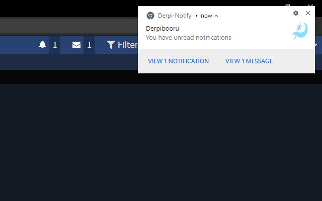 Derpi Notify із веб-магазину Chrome для запуску з OffiDocs Chromium онлайн