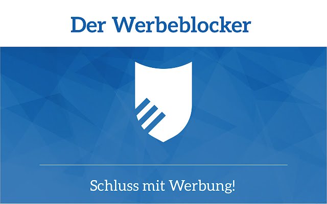 OffiDocs Chromium 온라인에서 실행할 Chrome 웹 스토어의 이익을 위한 Der Werbeblocker Adblock Tool