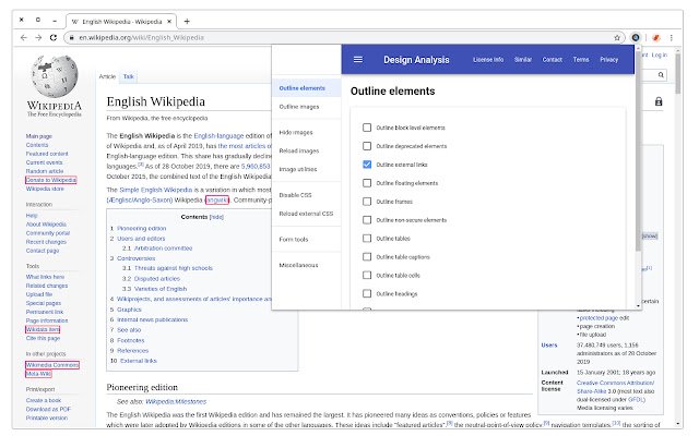 Analisis Reka Bentuk daripada kedai web Chrome untuk dijalankan dengan OffiDocs Chromium dalam talian