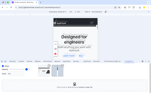 DesignSync  from Chrome web store to be run with OffiDocs Chromium online