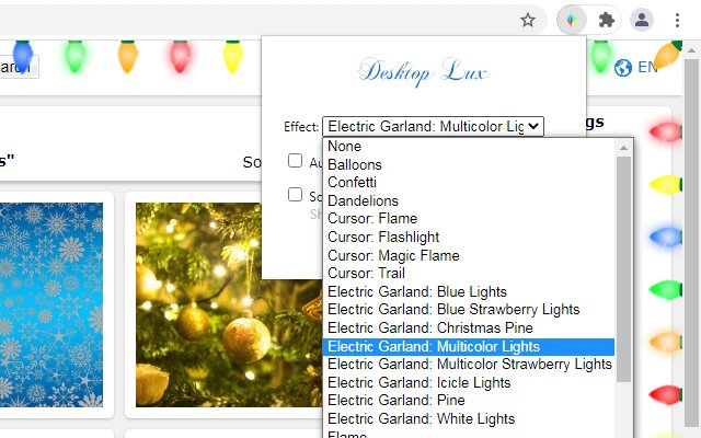 Desktop Lux: Effects  from Chrome web store to be run with OffiDocs Chromium online