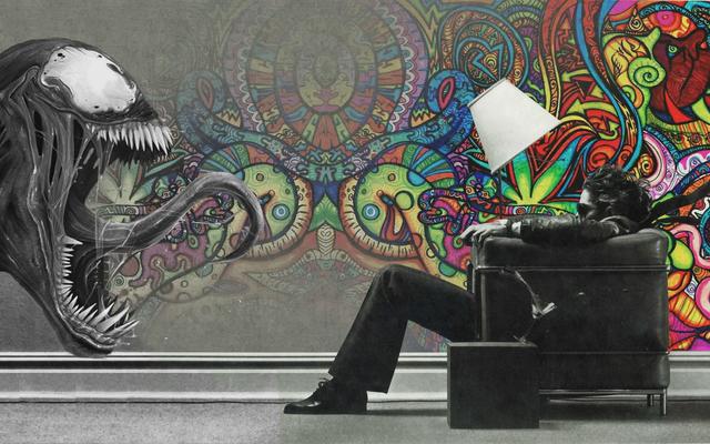 Bureaubladachtergrond 1080p Psychedelische kunst Hoog uit de Chrome-webwinkel, te gebruiken met OffiDocs Chromium online