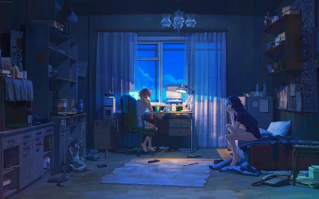 Chrome ウェブストアのデスクトップ壁紙 Lofi Hip Hop Lo fi music Ch を OffiDocs Chromium online で実行