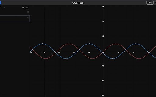 Desmos: Dark Mode  from Chrome web store to be run with OffiDocs Chromium online