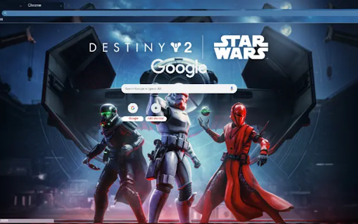 Destiny X Star Wars  from Chrome web store to be run with OffiDocs Chromium online