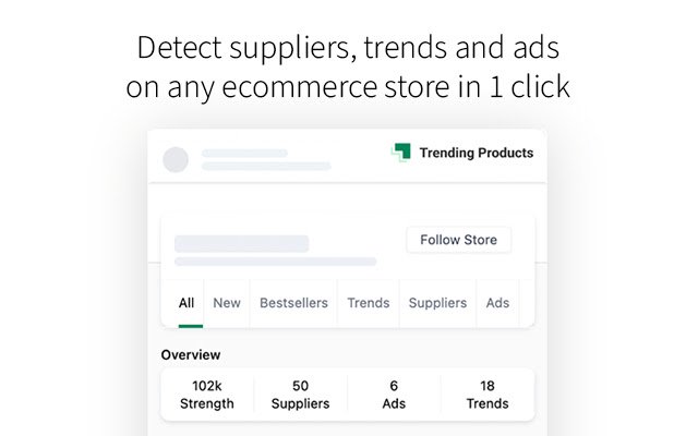 Обнаружение трендовых продуктов в любом магазине из интернет-магазина Chrome для запуска с помощью OffiDocs Chromium онлайн