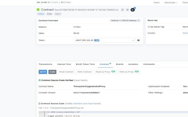DethEtherscan  from Chrome web store to be run with OffiDocs Chromium online