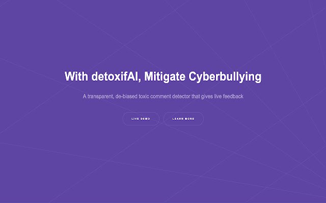 detoxifAI Toxic Comment Blocker van de Chrome-webwinkel om te worden uitgevoerd met OffiDocs Chromium online