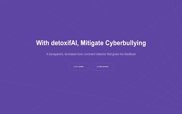 detoxifAI Toxic Comment Blocker mula sa Chrome web store na tatakbo sa OffiDocs Chromium online