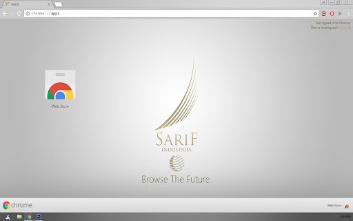Deus Ex: Sarif Industries Ultimate Theme  from Chrome web store to be run with OffiDocs Chromium online