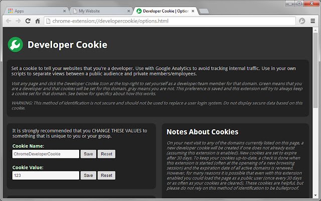 Plik cookie programisty ze sklepu internetowego Chrome do działania z OffiDocs Chromium online