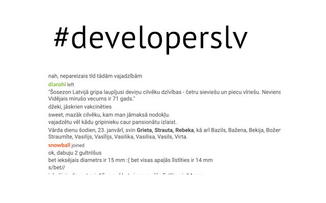 #developerslv  from Chrome web store to be run with OffiDocs Chromium online