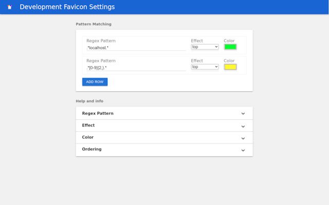 Development favicon  from Chrome web store to be run with OffiDocs Chromium online