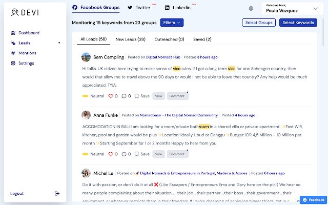 Devi  from Chrome web store to be run with OffiDocs Chromium online