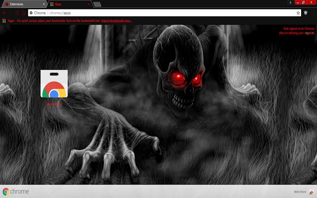 DevilsInside ze sklepu internetowego Chrome do uruchomienia z OffiDocs Chromium online