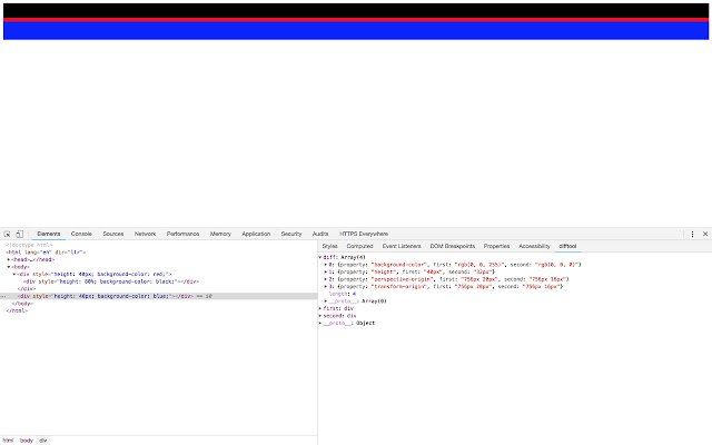 devtools diff  from Chrome web store to be run with OffiDocs Chromium online