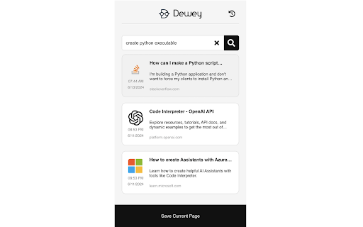 Dewey from Chrome web store to be run with OffiDocs Chromium online Dewey from Chrome web store to be run with OffiDocs Chromium online