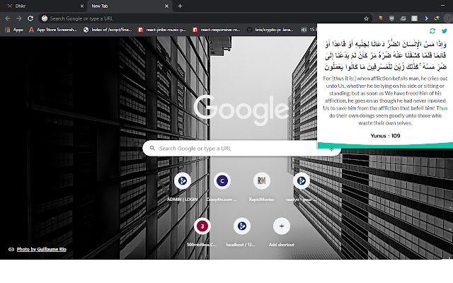 Dzikir dari toko web Chrome untuk dijalankan dengan OffiDocs Chromium online