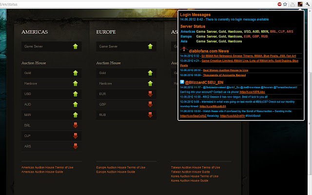 Diablo 3 (tm) Toolbox  from Chrome web store to be run with OffiDocs Chromium online