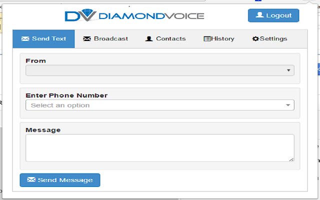 Diamond Voice จาก Chrome เว็บสโตร์จะทำงานด้วย OffiDocs Chromium ทางออนไลน์