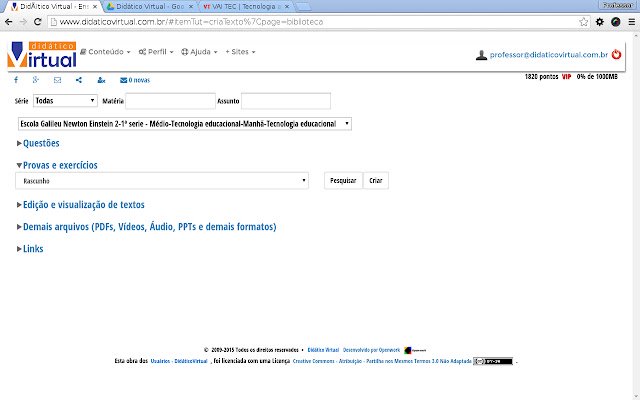 Didático Virtual  from Chrome web store to be run with OffiDocs Chromium online